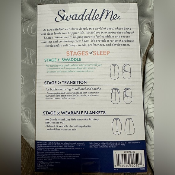 3 Swaddles gray neutral small medium baby - Picture 5 of 5
